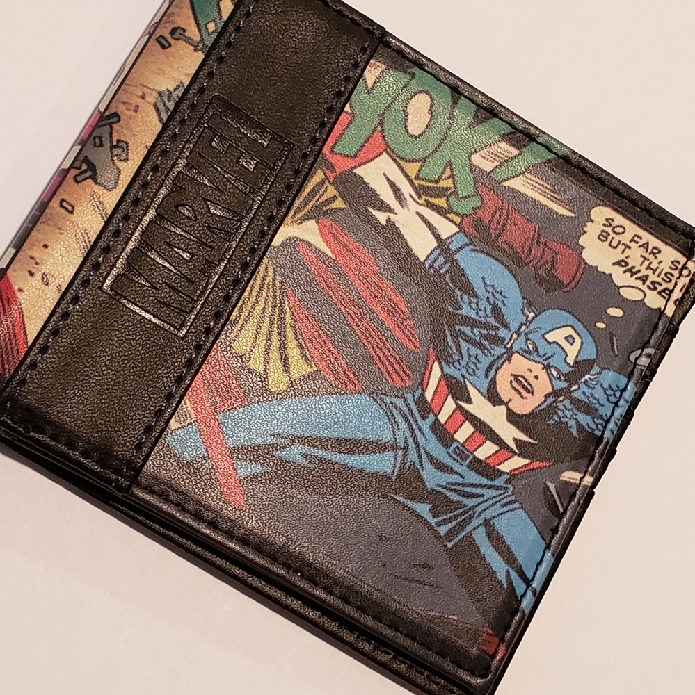 Captain America. Marvel trademark wallet